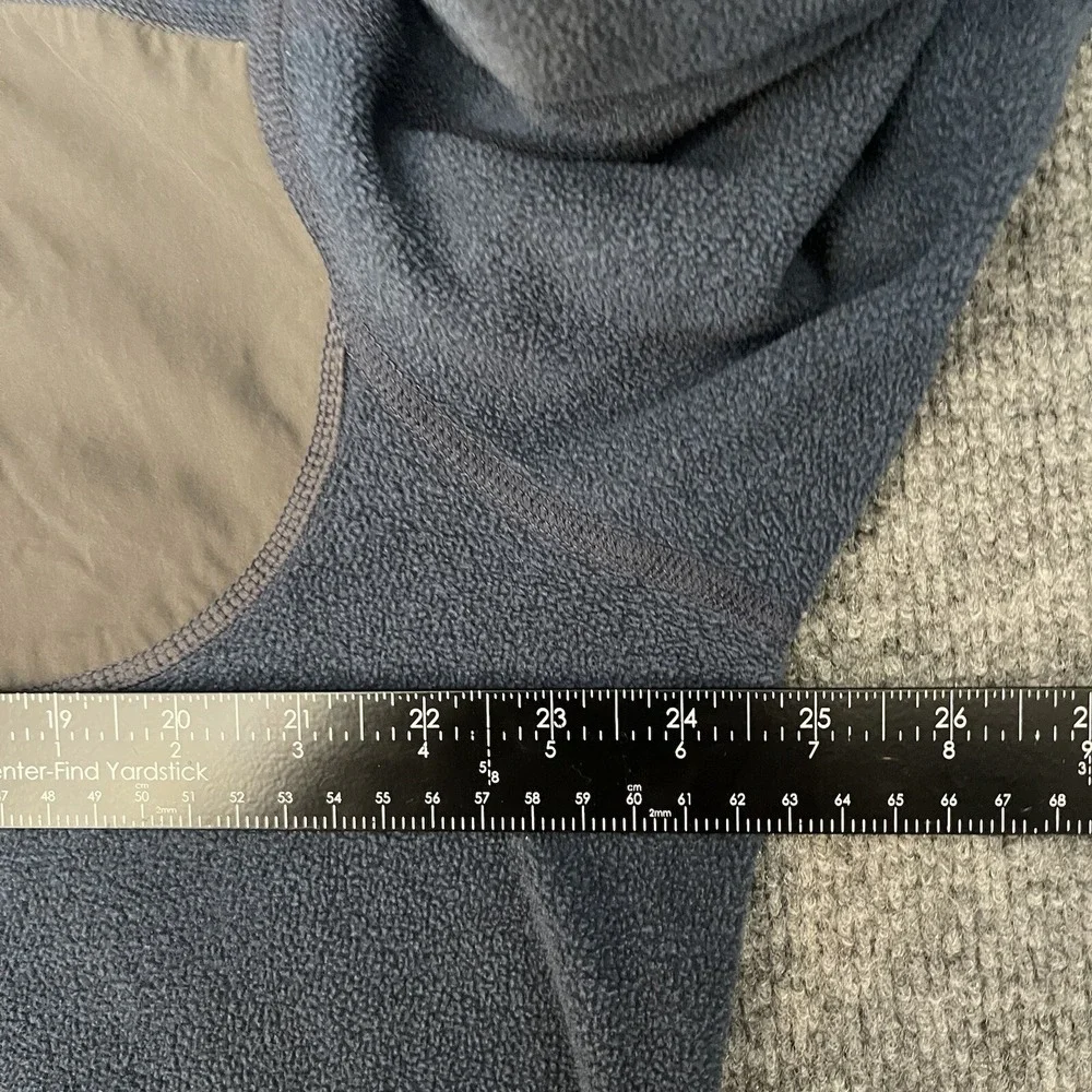The North Face Sweater Mens Fleece 1/4 Zip Pullover Chimborazo Blue Gray XL